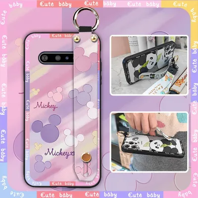 Ốp Lưng Bảo Vệ Ốp lưng LG V60 ThinQ 5G Vỏ Mềm Chống Va Đập Thiết Kế Thời Trang Vỏ Điện Thoại Di Động Chống Bụi Bẩn Vỏ Điện Thoại Túi Điện Thoại Hoạt Hình Dây Đeo Cổ Tay Vỏ Di Động Dễ Thương