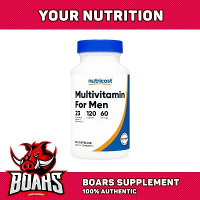 Nutricost Multivitamin for Men Vitamin and Mineral Supplement Pills 120 Tablets
