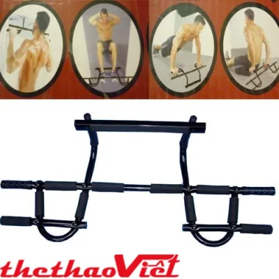 Xà đơn treo tường, gắn cửa đa năng Iron Gym 1557B, dụng cụ tập gym tại nhà