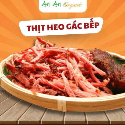 Thịt Heo Gác Bếp Tây Bắc, Đậm Vị Mắc Khén, Hạt Dổi Thơm Ngon, Đồ Ăn Vặt Ngon, phù hợp làm quà biếu, nhậu, ăn hàng ngày