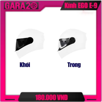 Kính Chắn EGO E-9 (KHÔNG BAO GỒM MŨ BẢO HIỂM) - GARA20