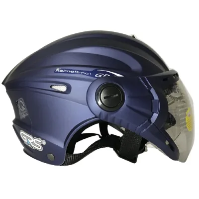 Half-Head Helmet with Genuine Glass Grs A737K