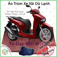 (Phủ Kín) Bạt Trùm Xe Cỡ 4 Siêu To - SH 150i 300i Phủ Sát Đất - Xe Moto PKL - Áo Che Xe Máy Cao Cấp Vải Dù Lạnh (Dù Cá Vân Tổ Ong) - KhoNCC Hàng Chính Hãng
