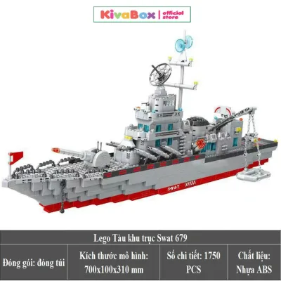 Bộ sưu tập đồ chơi mô hình lắp ráp quân sự Kivabox cho bé trai từ 4 tuổi trở lên