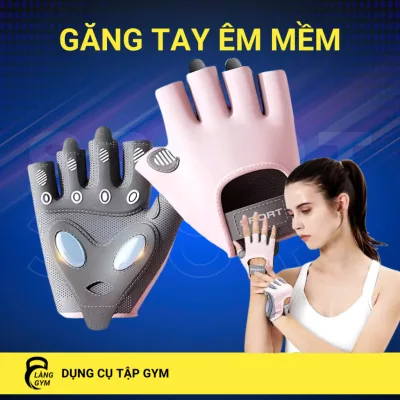 Găng Tay Sport Tập Gym Nữ Chống Trượt Tập Yoga; Gym; Goft; Đạp Xe; Đệm Silicon Cao Cấp