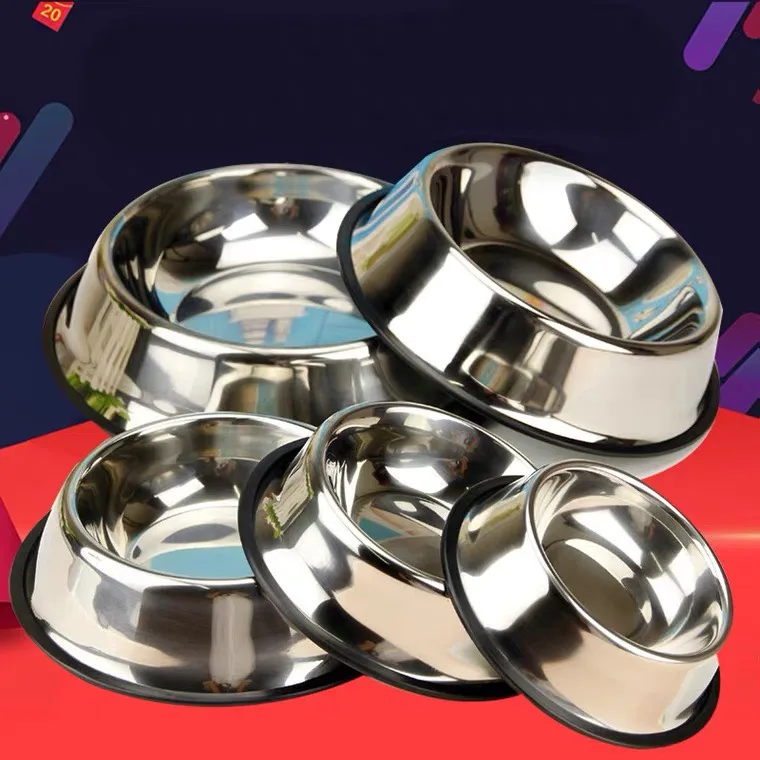 Bát ăn inox cho thú cưng cao cấp nhiều kích thước