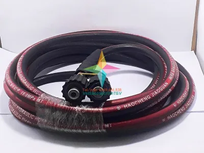 Dây dẫn nước tăng áp dùng cho cho máy bơm bảo dưỡng, rửa xe 2 đầu ren trong D21 mm dài 7M