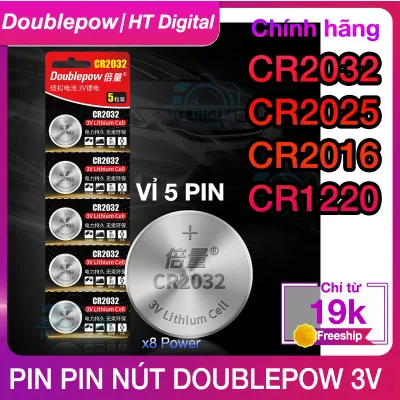 Cr2032 2025 2016 1220 3V High Capacity Battery Doublepow - Digital Watch Batteries, Car Keys, Laser Pens, Fitness Equipment and Medical Devices