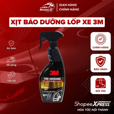 Xịt Bảo Dưỡng Lốp Xe 3M 39042 LT Tire Dressing 400ml - Phủ Bóng Lốp Xe