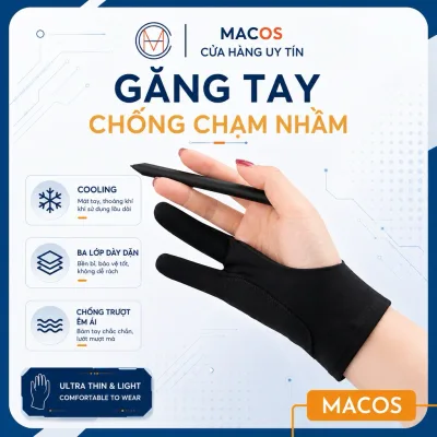 Găng tay hoạ sĩ bản đặc biệt 3 lớp hỗ trợ vẽ trên trên điện thoại, máy tính bảng, wacom