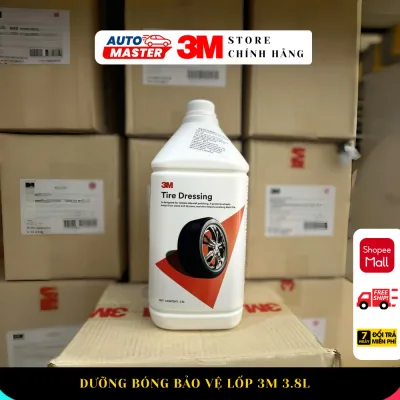 Dưỡng Bóng Bảo Vệ Lốp Ô Tô Xe Máy 39042G - 3M CHÍNH HÃNG 3,8L