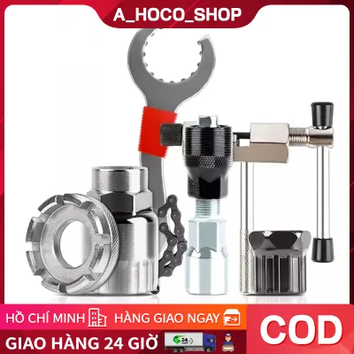 Tây Đi Xe Đạp Xe Đạp Đa Chức Năng Dụng Cụ Sửa Chữa Máy Cắt Sên Bánh Đà Remover Dụng Cụ Kéo Giò Dĩa Cờ Lê MTB Xe Đạp Đường Trường Dụng Cụ Bảo Trì Phụ Kiện Xe Đạp