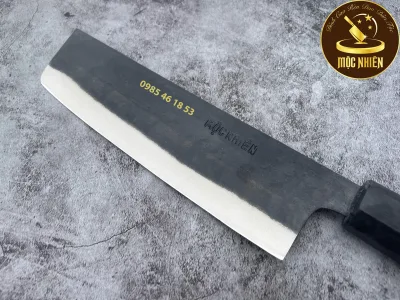 Dao Thái Siêu Sắc Hàng Xuất Đức Rèn Thủ Công Từ Thép Nhíp Ô tô - Thương Hiệu Dao Nhà Bếp Mộc Nhiên Phúc Sen Chính Hãng Mã MN-DT03