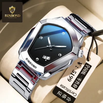 Đồng hồ BINBOND Đồng hồ hợp kim kim kim cương Đồng hồ nam bán chạy Đồng hồ nam doanh nhân điện tử Đồng hồ thạch anh Đồng hồ cặp đôi