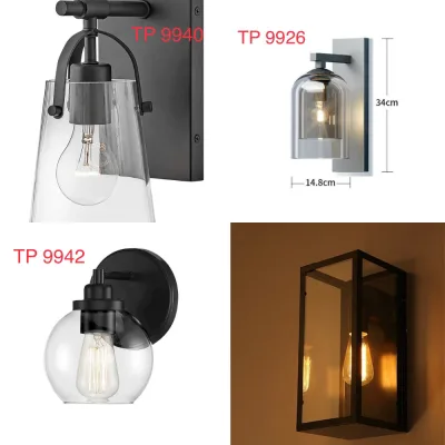 Đèn Trang Trí Gắn Tường Decor DT-502 - Chao Thủy Tinh - Tô Điểm Thêm Vẻ Đẹp Cho Ngôi Nhà