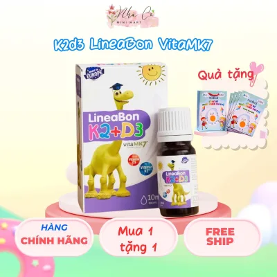 Vitamin D3k2 Lineabon tăng cường hấp thu canxi giúp phát triển chiều cao cho bé