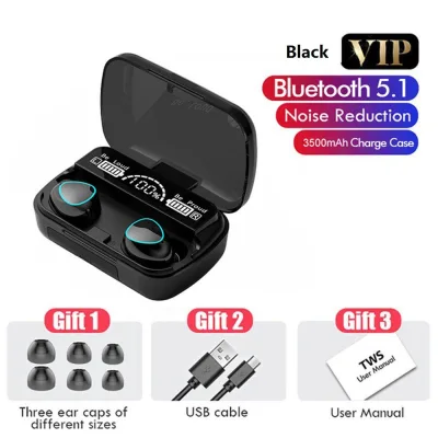 Tai nghe bluetooth M10 cảm ứng chạm thông minh, âm thanh HiFi, đèn Led đẹp mắt, hộp sạc có màn hình hiển thị pin sắc nét - BẢO HÀNH 1 ĐỔI 1 từ MƯỜNG THANH ROYAL