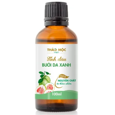 Tinh dầu Bưởi Da Xanh nguyên chất 100% từ thiên nhiên, giúp chăm sóc tóc, giảm rụng tóc, dưỡng tóc, làm tóc óng mượt, kích thích mọc tóc, làm dày tóc