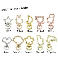 Kim Loại Hình Trái Tim/Ngôi Sao/Lầu Năm Góc, Phụ Kiện Phần Cứng DIY Sản Xuất Trang Sức