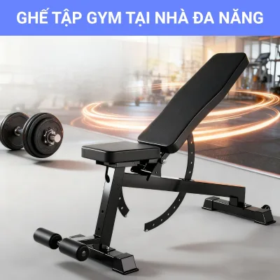 Ghế Tập Gym Đa Năng, Ghế Tập Thể Hình, Dụng Cụ Tập GYM Tại Nhà, Tập Toàn Thân , Thể Dục Thể Thao - M255