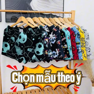Quần đùi thun nam mặc ngủ cực mát