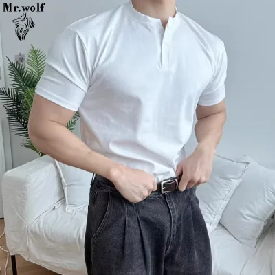 Áo thun tay ngắn nam cổ tròn in chữ đơn giản thời trang phong cách hàn quốc cho nam áo phông nam from rộng fashion top áo thun nam đẹp hàn quốc simple áo thời trang nam