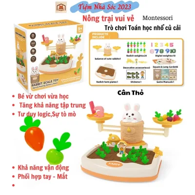 Funny Farm children scrapbook kids brain teaser Rabbit Math balance puzzle for kids awareness-2023 SoC shop