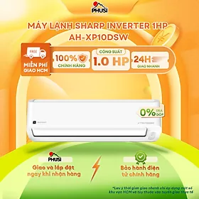 Máy Lạnh Sharp Inverter 1 HP AH-XP10DSW - Hàng Chính Hãng - Mẫu Mới 2026