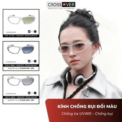 Crossover Color-Changing Anti-Dust Glasses - Protects Eyes When Riding a Motorbike Day and Night, Prevents Uv Rays, for Men and Women