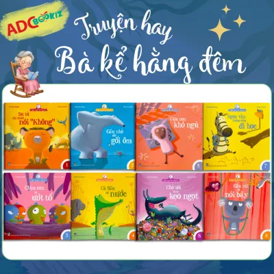 Sách - Truyện Hay Bà Kể Hằng Đêm - Sách Kể Chuyện Cho Bé Trước Khi Ngủ – Bộ Sách Thiếu Nhi Ý Nghĩa
