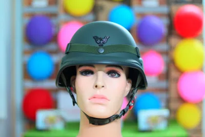 Genuine German Soldier Helmet Via/12 Month Warranty