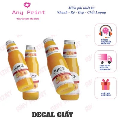 Tem nhãn, logo, stiker, tem bánh, tem kem trộn, tem ăn vặt, trà sữa, cafe, nước ép. Miễn phí thiết kế
