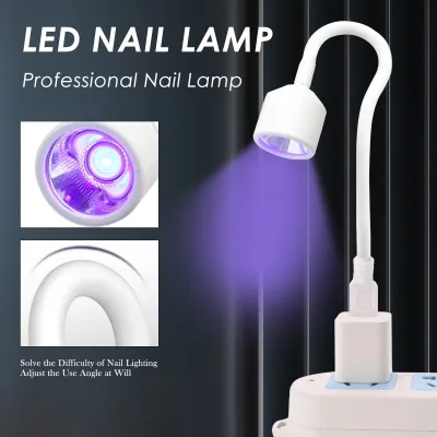 Máy làm khô móng 6W Đèn LED móng tay USB Di động sử dụng tại nhà Dụng cụ làm móng UV Gel Sơn móng nghệ thuật