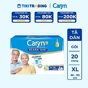 Tã dán Caryn siêu thấm XL20