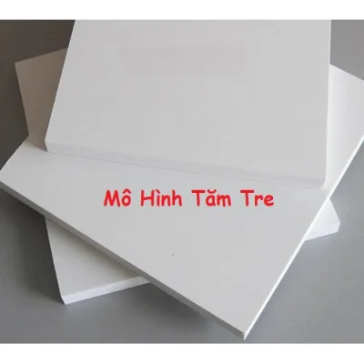 Bìa mô hình Fomex 40x60cm (2mm, 3mm, 5mm, 8mm, 10mm) bìa foam loại cứng làm handmade