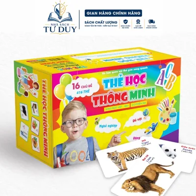 Sách Flashcard - Bộ Thẻ Học Thông Minh Cho Bé - 416 Thẻ Flashcards Tiếng Anh 16 Chủ Đề