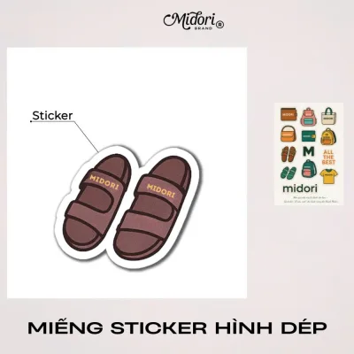 STICKER BALO ĐI HỌC DỄ THƯƠNG THỜI TRANG XIN XẮN | MIDORI MAN