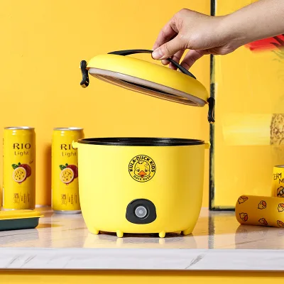 Nồi Cơm Điện Hình Vịt LITTLE YEKKOW 1.8L Đa Năng, Nồi Lẩu Điện Cầm Tay Vịt Vàng Nhỏ Đa Chức Năng,nồi cơm điện con vịt