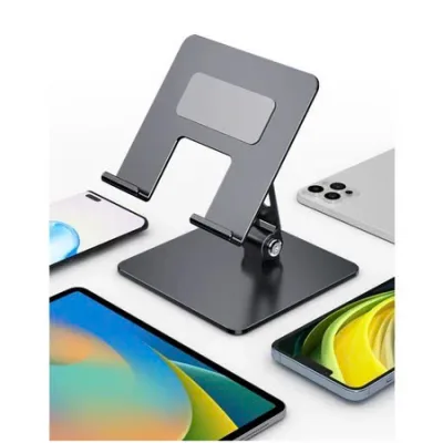 Giá Đỡ Kệ ipad, Điện Thoại, Máy Tính Bảng Gấp Gọn MT134 Kệ Kẹp Có Trượt Silicon Đa Điểm Chống Xước.