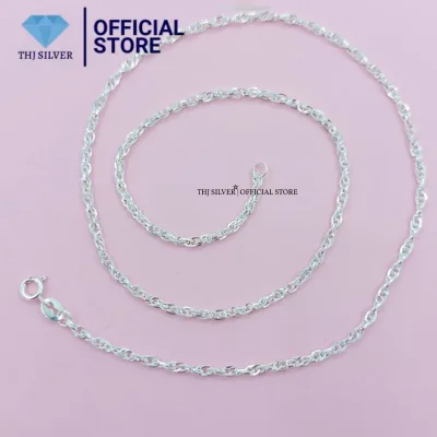 DÂY CHUYỀN XOẮN BẠC TA NGUYÊN CHẤT - TRANG SỨC THJ