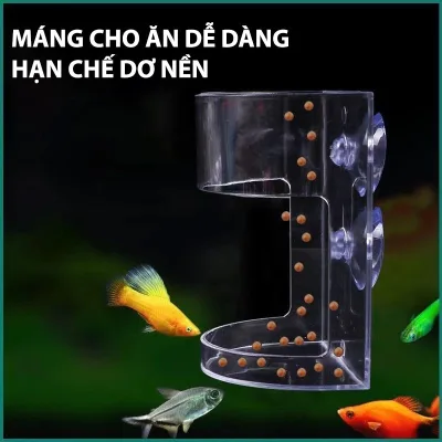 Máng Cho Cá Ăn Hạn Chế Dơ Nền Cho Hồ Cá, Bể Cá Thuỷ Sinh