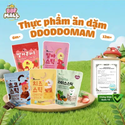 Date T10 Bánh Que Ăn Dặm Hàn Quốc DDODDOMAM 20g/25g – Cho Bé 6M+ 12M+, Nhiều Hương Vị, Thơm Ngon, Giàu Dinh Dưỡng