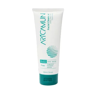 Aricamun Anti Acne Facial Cleanser 100ml Moisturizing Foam-Free Fragrance-Free Alcohol-Free - Effective Skin Care Product