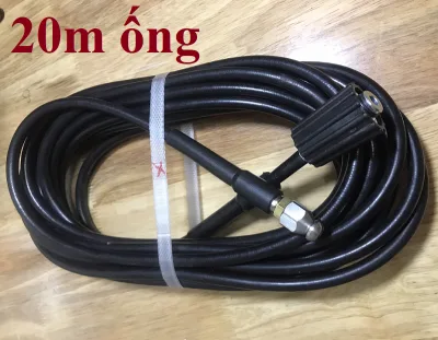 Thông tắc cống - Dây thông tắc vệ sinh bằng máy rửa xe mini gia đình