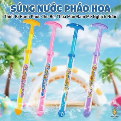 Đồ chơi Phun Nước Đồ Chơi Trẻ Em Mùa Hè Hiệu Ứng Pháo Hoa Đu Trend Vui Nhộn.