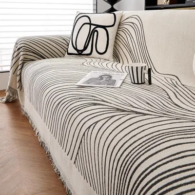 Khăn trải sofa nội thất sang trọng, chống bụi bẩn phong cách Bắc Âu hiện đại chống mèo cào [HÀNG CAO CẤP]