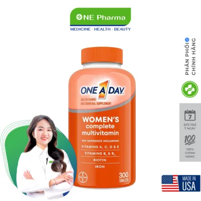 One a Day Women's Complete Multivitamin Pills Supplement Multivitamins for Women under 50 Years Old - 300 Pills