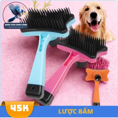 Lược bấm chải lông cho chó mèo 🐶🐱 – một dụng cụ rất hữu ích để chăm sóc thú cưng. (giao màu ngẫu nhiên)