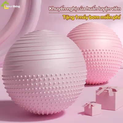 Bóng tập Yoga, bóng tập gym, bóng tập thể thao AISHA dành cho dân thể hình, tập Gym nhiều màu sắc