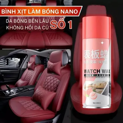 WATCH WAX Dung Dịch Xịt Bóng & Làm Sạch Nội Thất Ô Tô 300ml – Bảo Dưỡng Taplo Xe Hơi